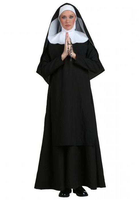 костюм монашки на хэллоун своими руками