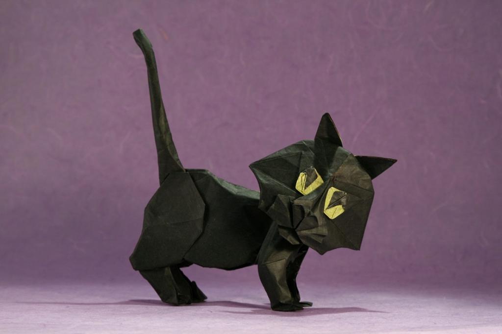 кошка оригами
