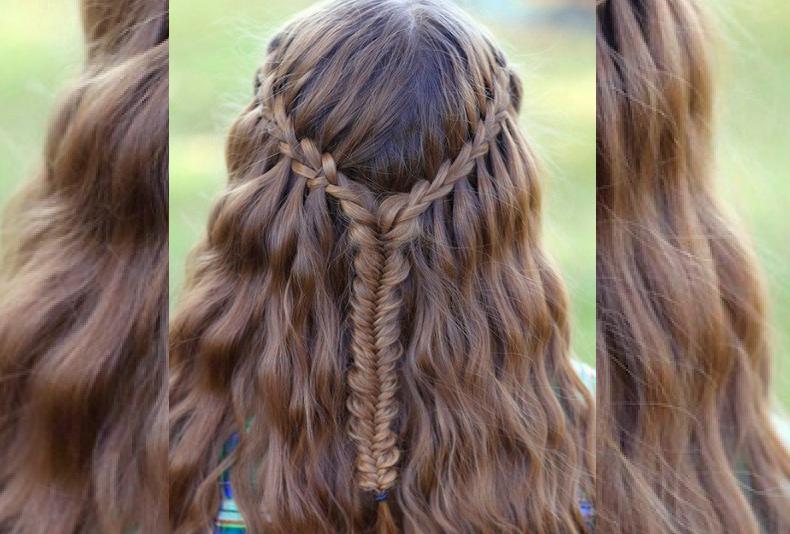 Красивое плетение волос: прически на средние волосы, порядок выполнения, фото