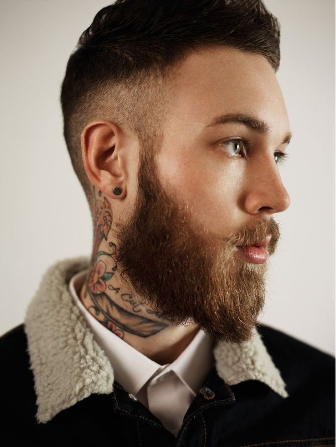 Модные мужские прически с бородой: варианты для коротких и длинных волос