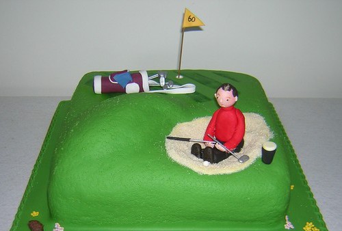 торт для гольфиста