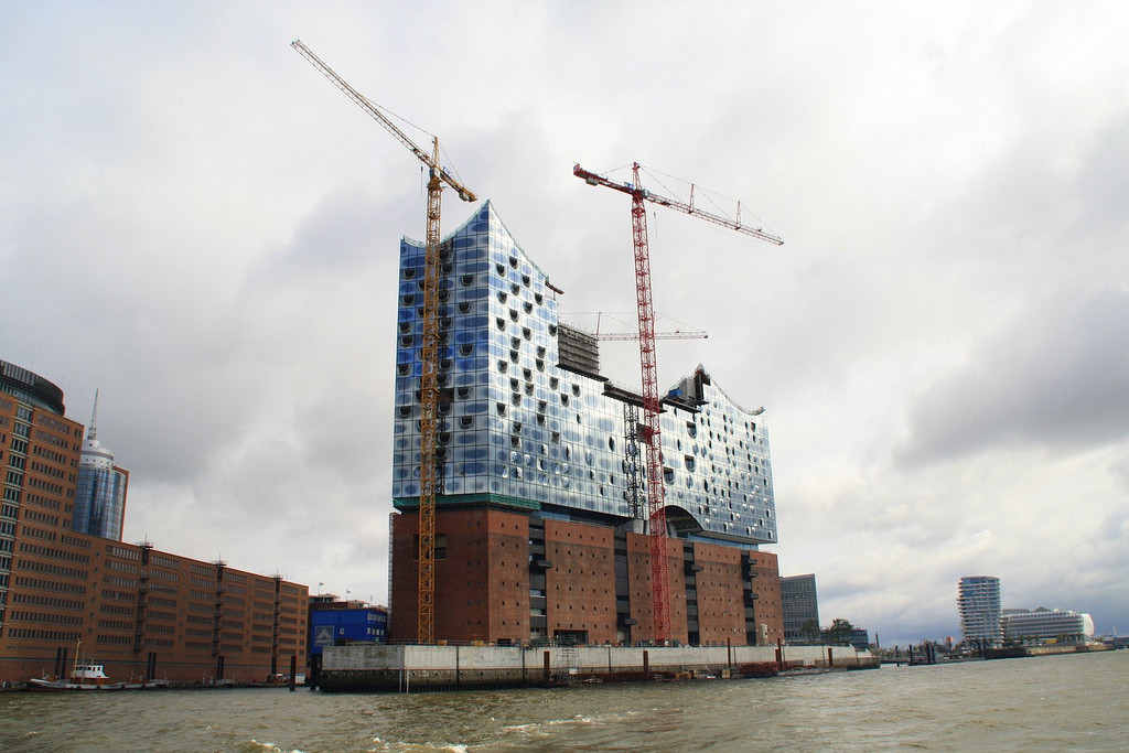 Модернизация филармонии в Гамбурге