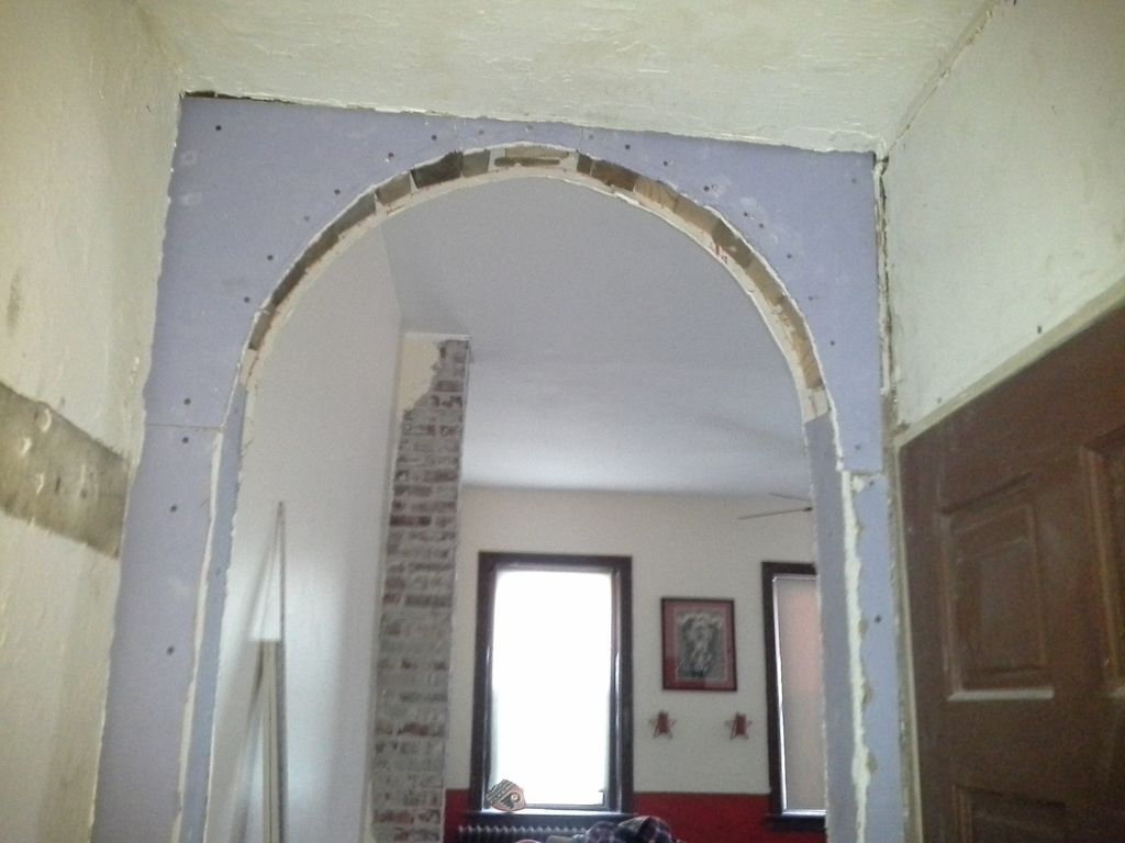 Дверная арка из гипсокартона