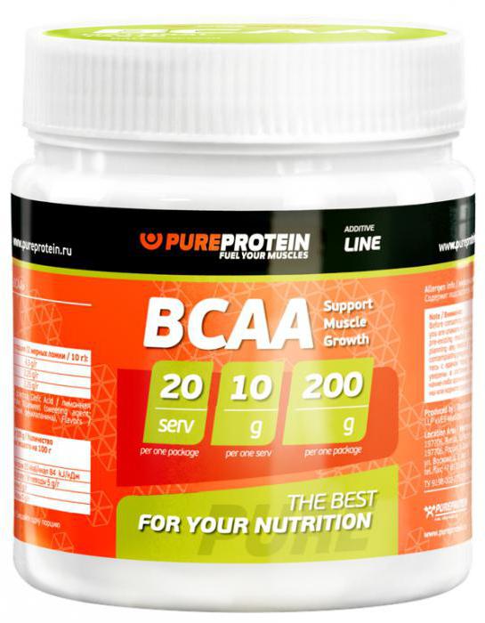 BCAA PureProtein отзывы