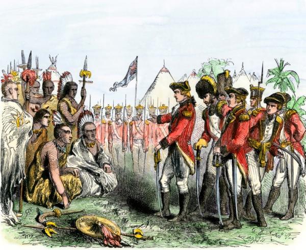 Договор после поражения индейцев