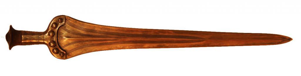 Бронзовый меч листообразной формы