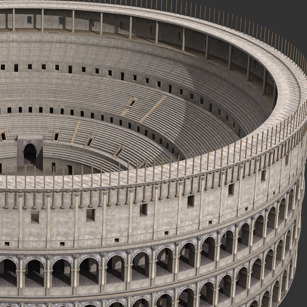 Реконструированная модель Колизея