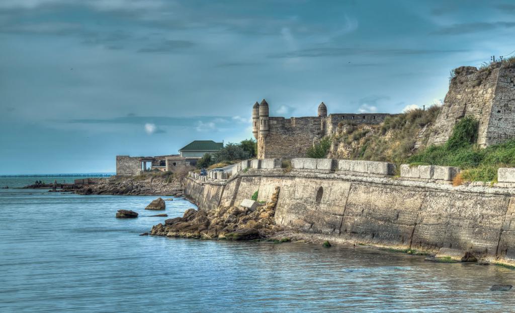 Вид на крепость с моря