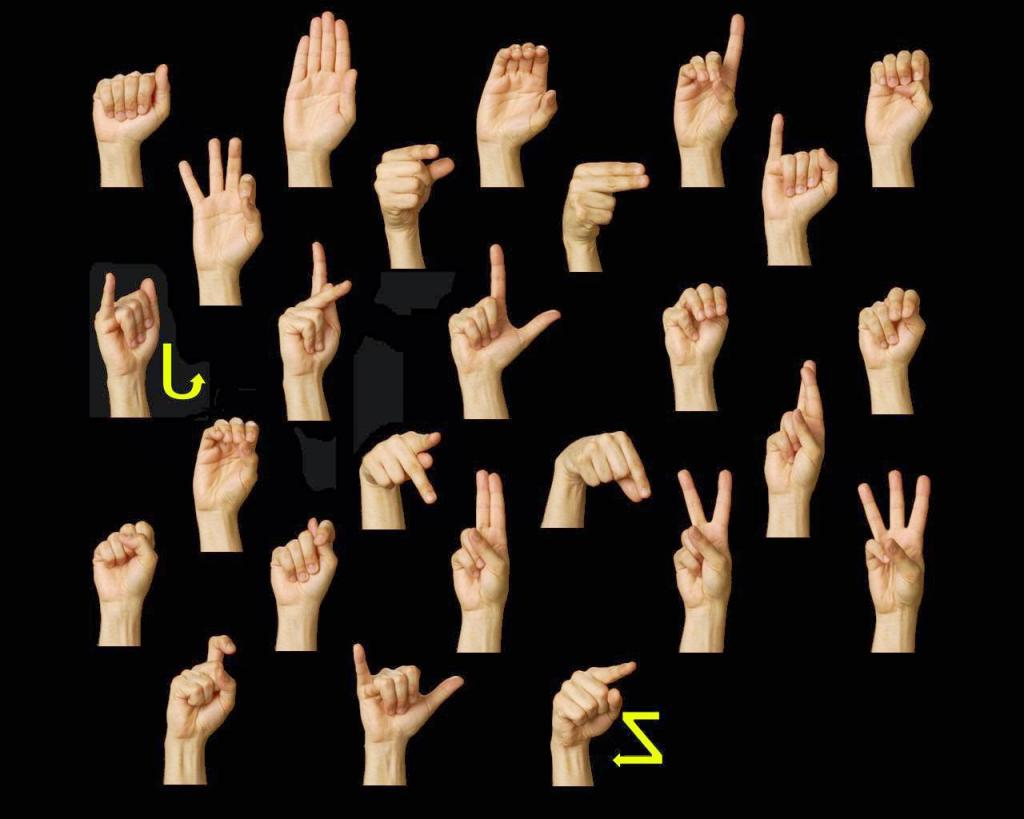 Знаки глухонемых