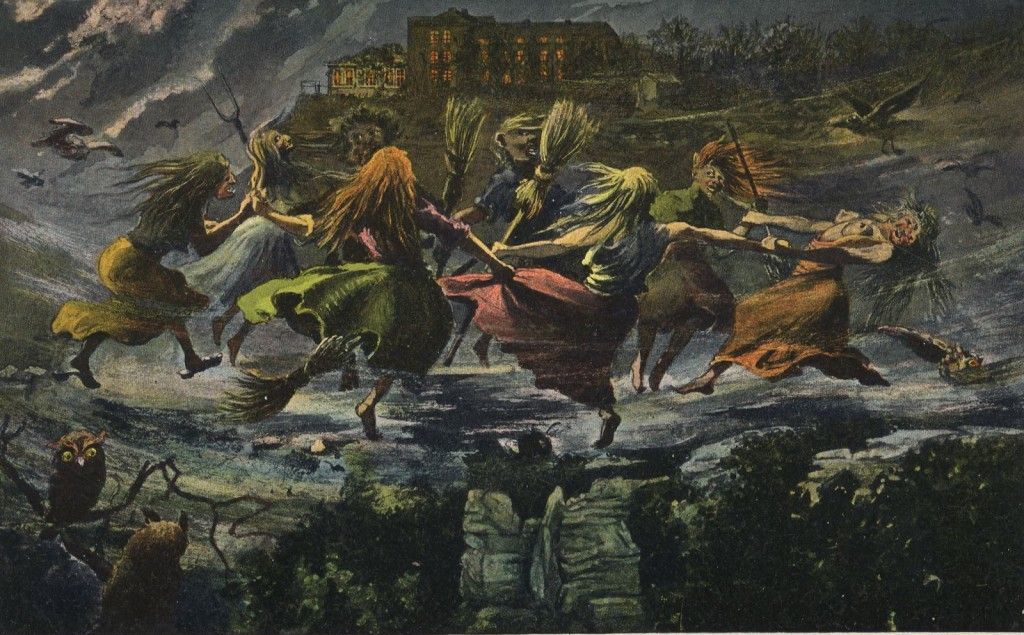 Картина "Ведьмы в Вальпургиеву ночь"