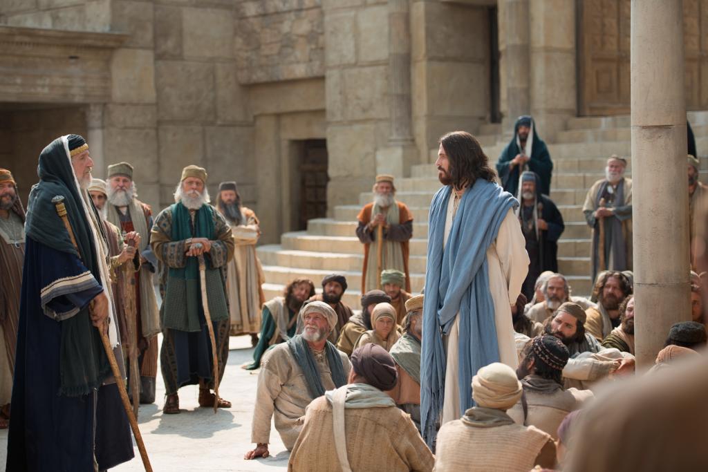 Иисус беседует с фарисеями