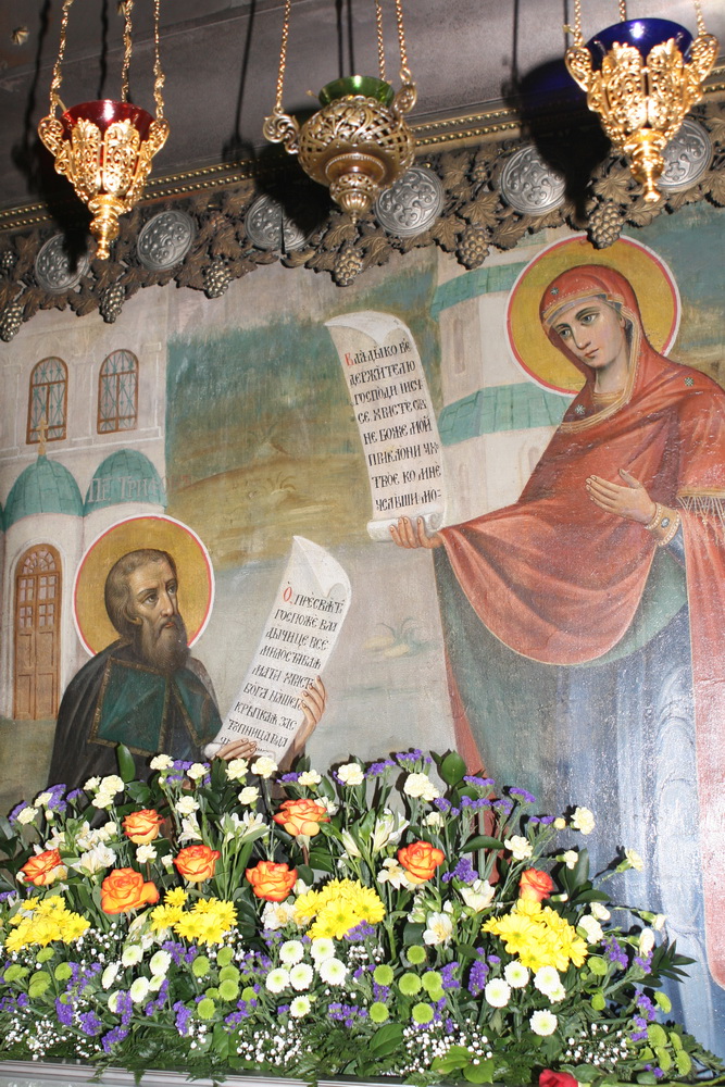 Современная роспись в Трифоновом монастыре