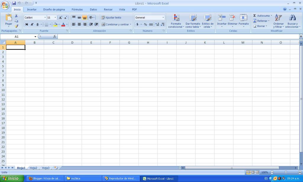 Как выглядит интерфейс Microsoft Excel