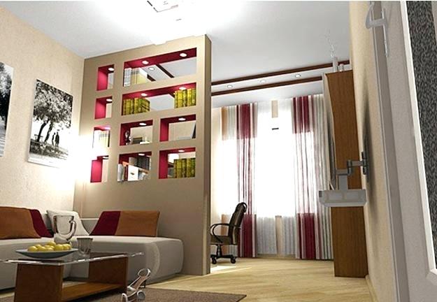Дизайн комнаты с перегородкой: интересные идеи, зонирование пространства и удачные примеры с фото