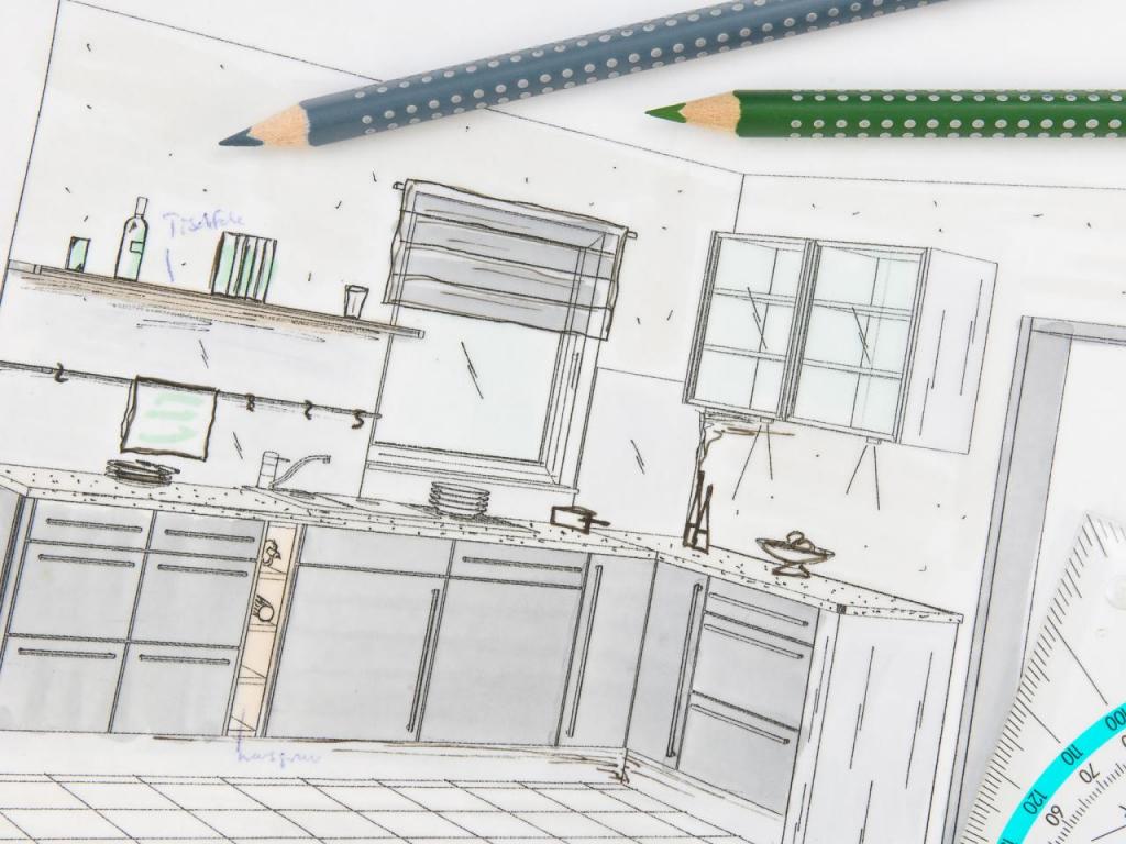 Изготовление кухни своими руками: проект, чертежи, необходимые материалы и технология работ