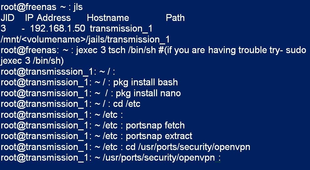 Работа VPN на сервере FreeNas 11.1