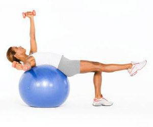 Полезные упражнения для фитбола для спины
