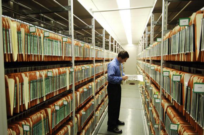 основные правила работы архивов организаций 