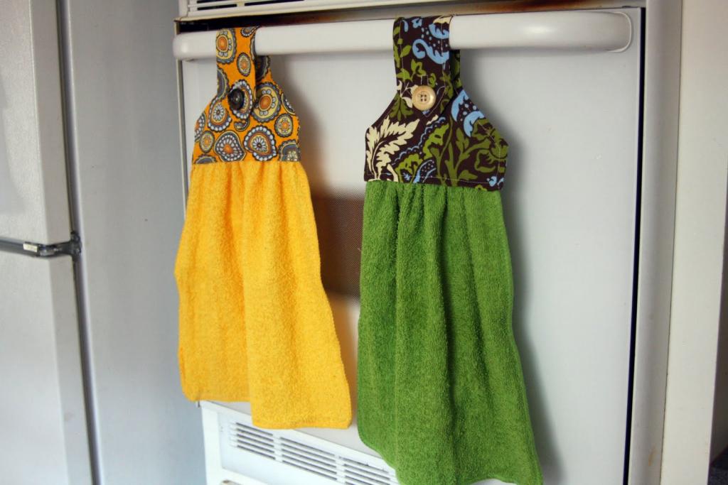 самодельные кухонные полотенца