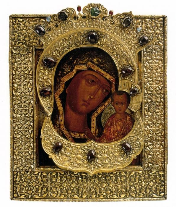 икона Казанской Божьей Матери находится