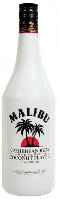 как пить ликер Малибу 