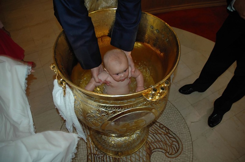 Крещение купель