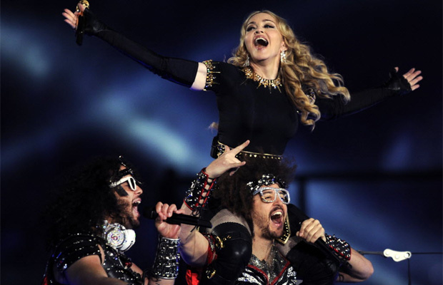 Концерт группы LMFAO с Мадонной