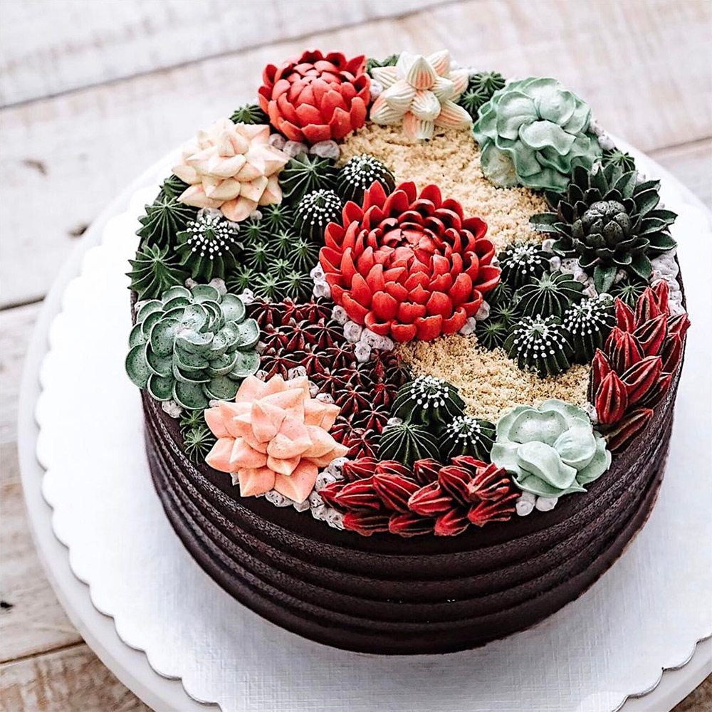Образцово красиво оформленный торт