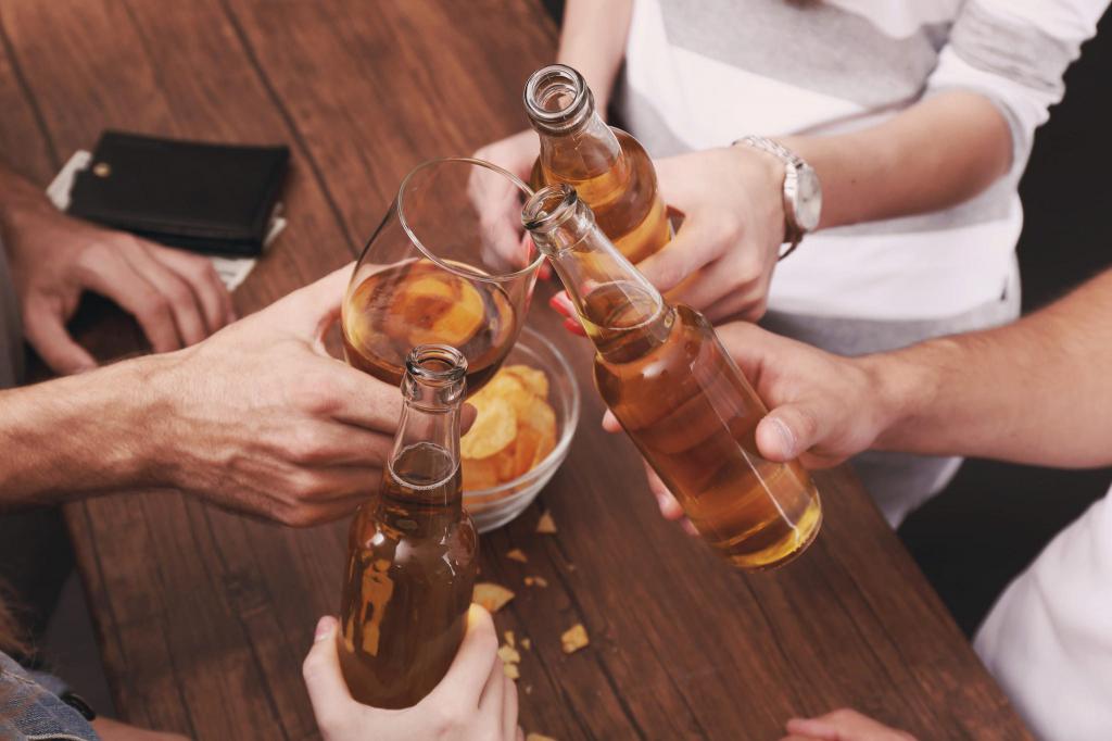 Потребление алкоголя в компании