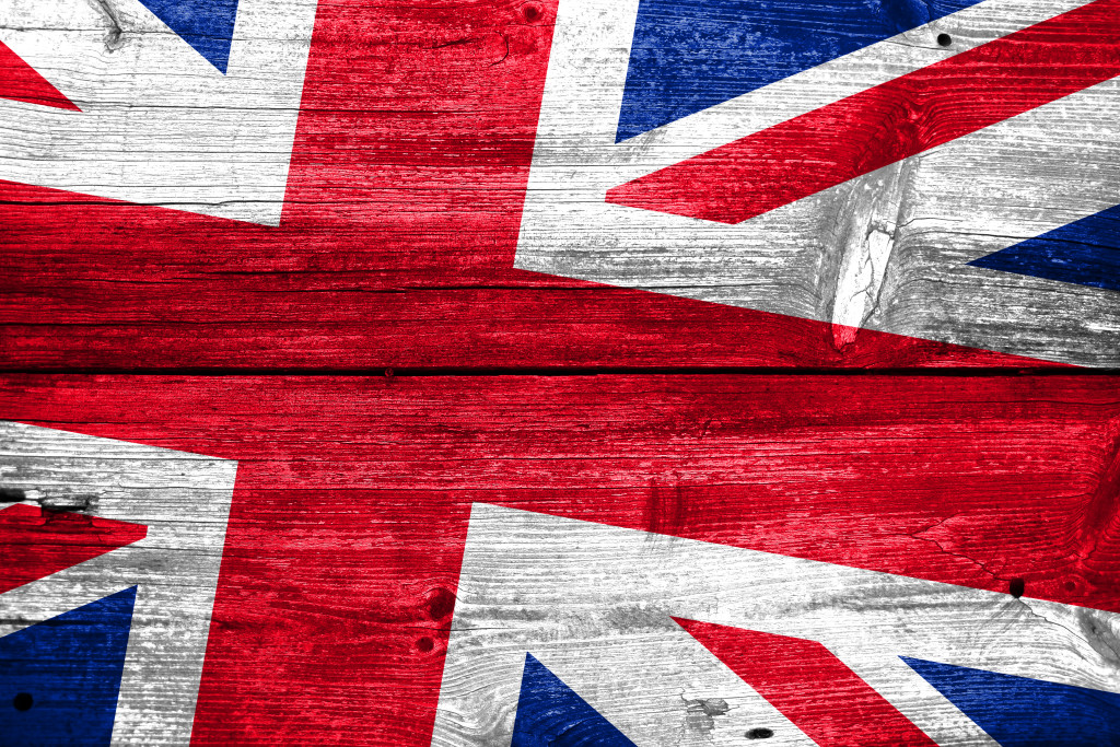 Фрагмент флага Великобритании
