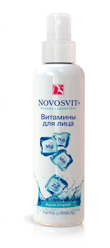 Спрей "Витамины для лица" от Novosvit: отзывы, состав, применение