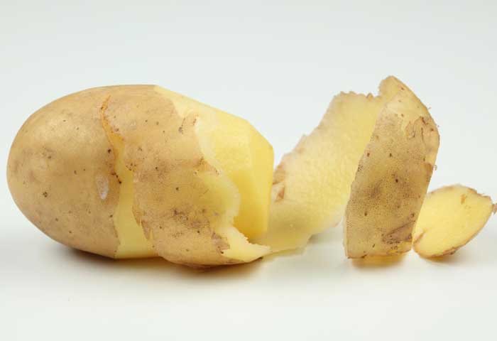 Почищенный картофель
