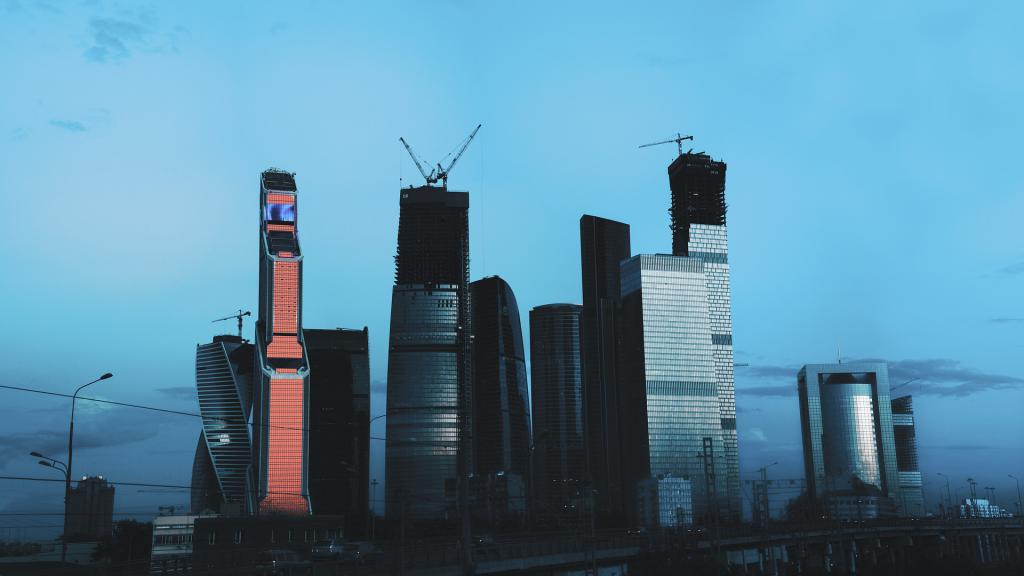 Стройка Москва-Сити