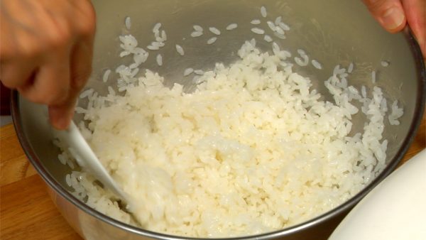 Перемешивание риса