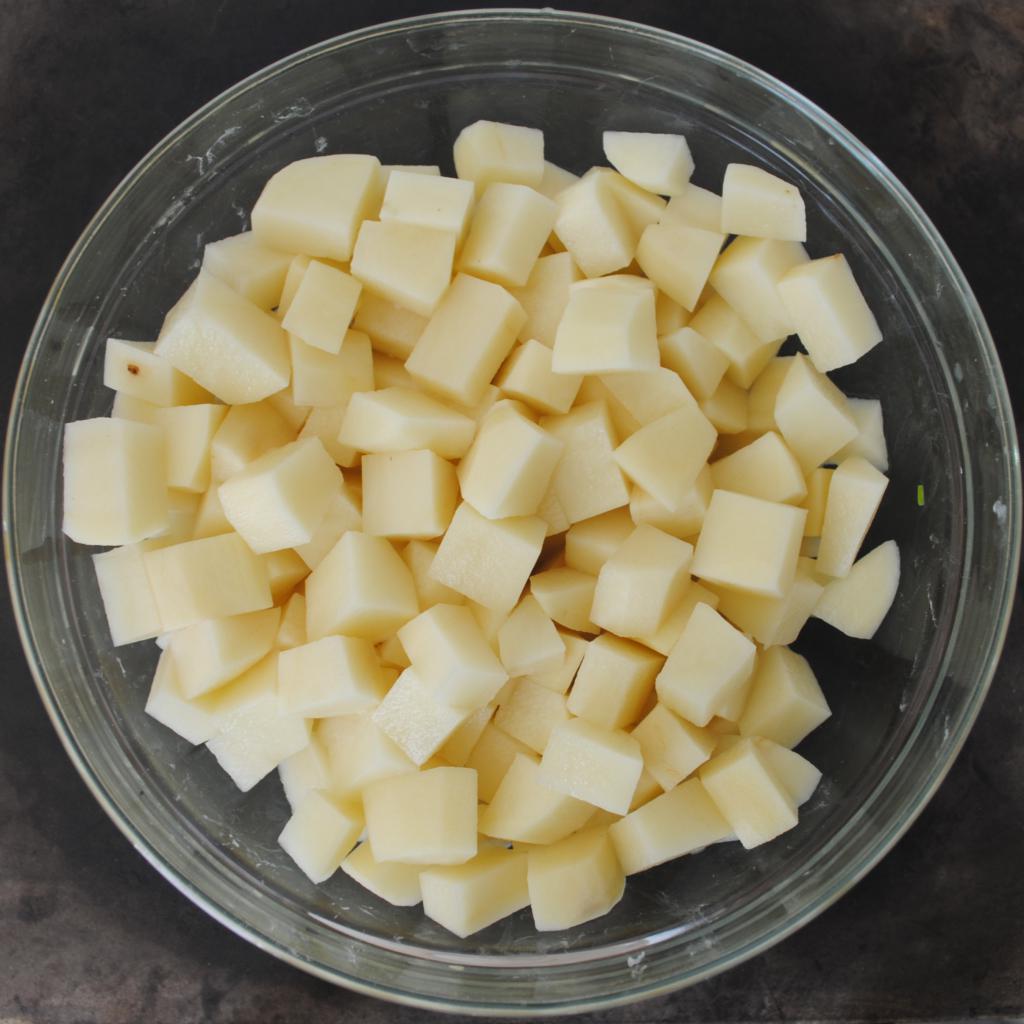 Кубики картофеля