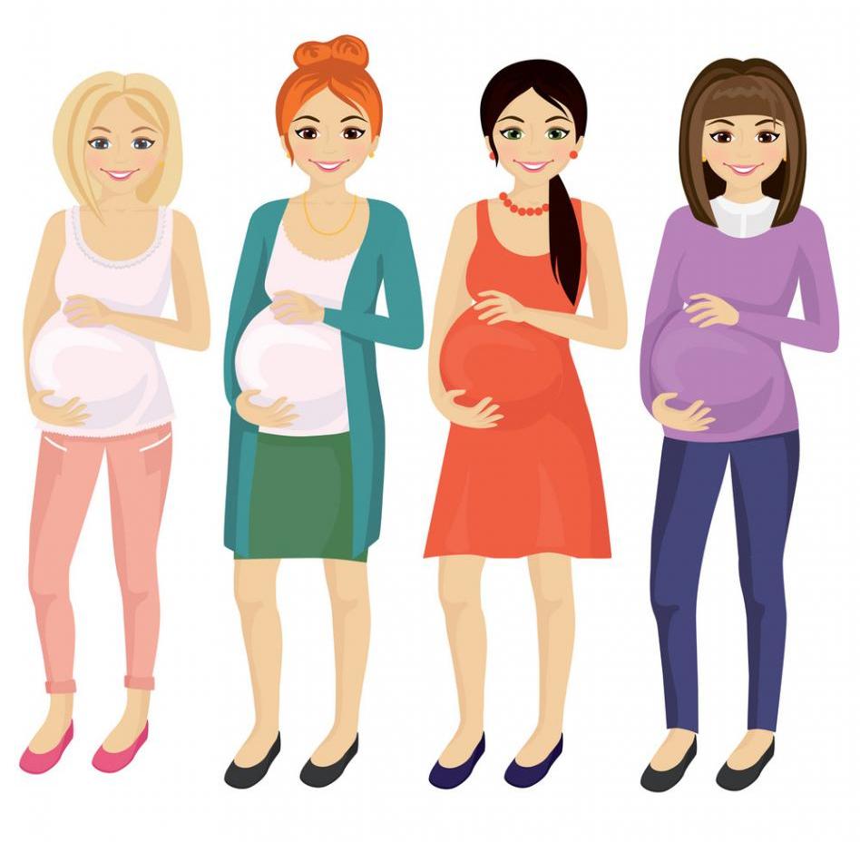 разные беременные и факторы риска
