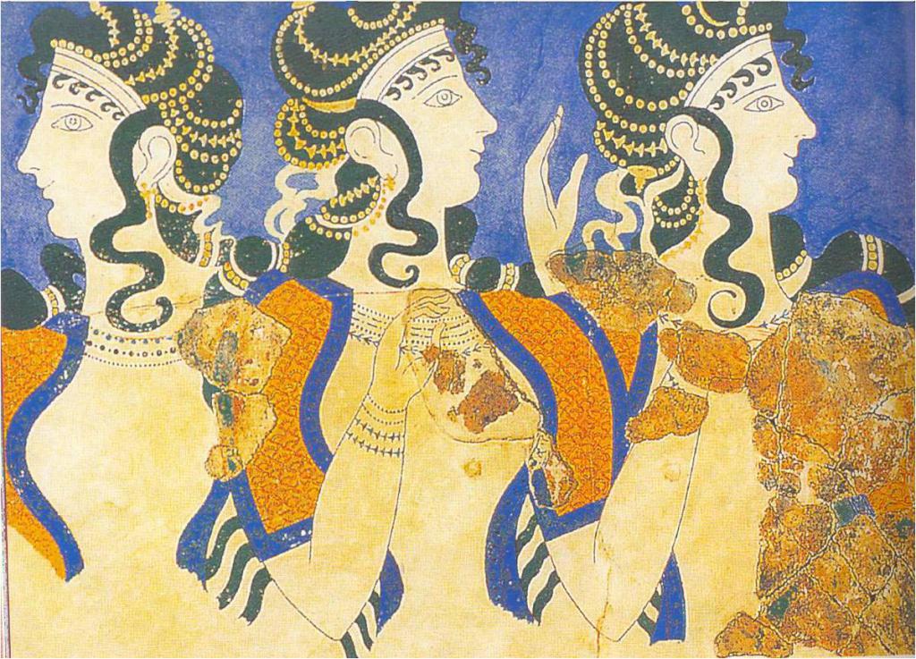 Женщины времен минойской цивилизации