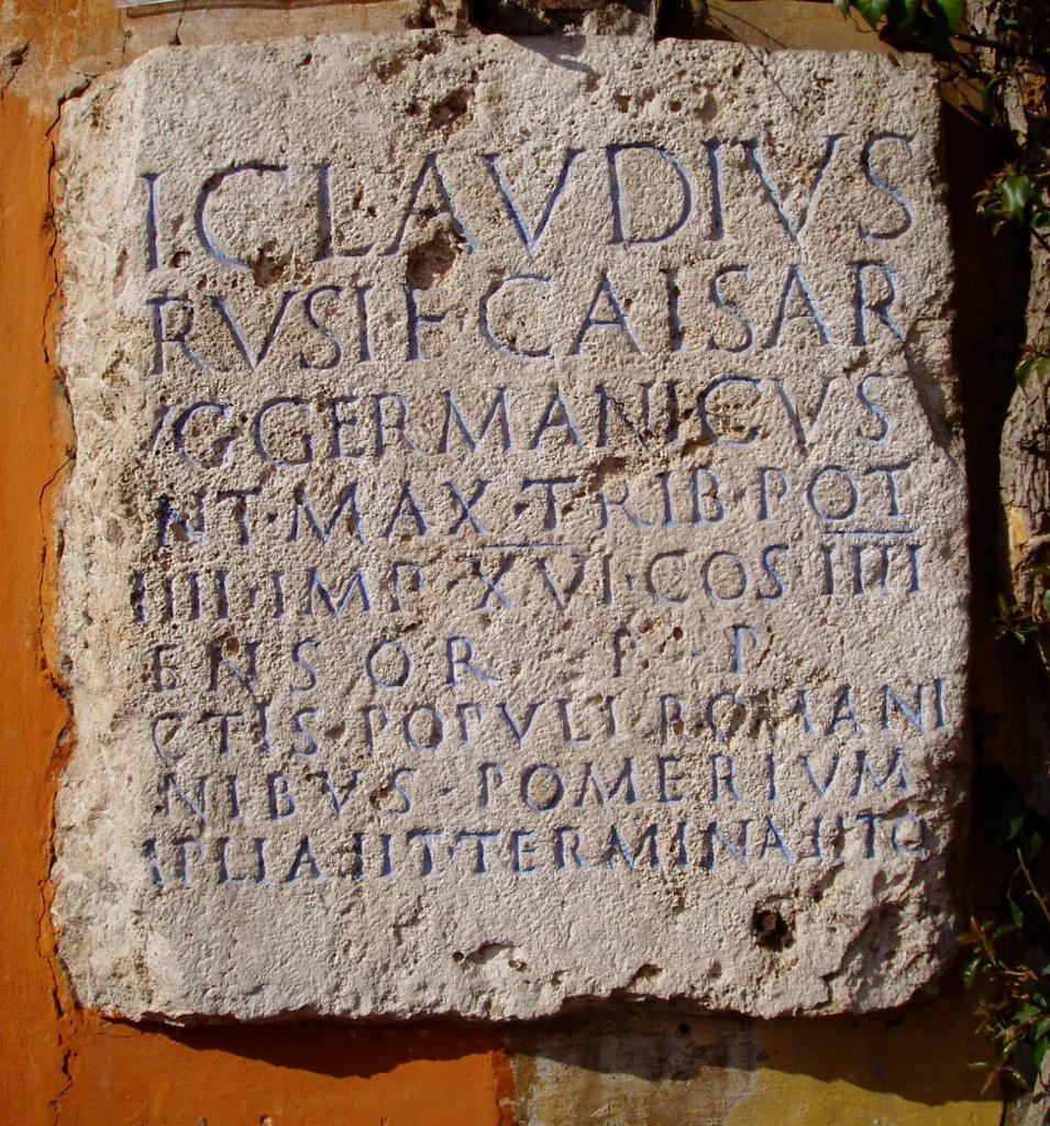 Древние надписи на классической латыни