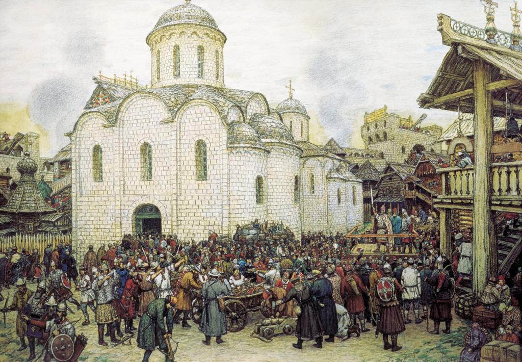 Москва в конце XIV века