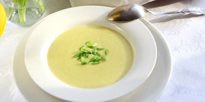 Суп-пюре с зеленью