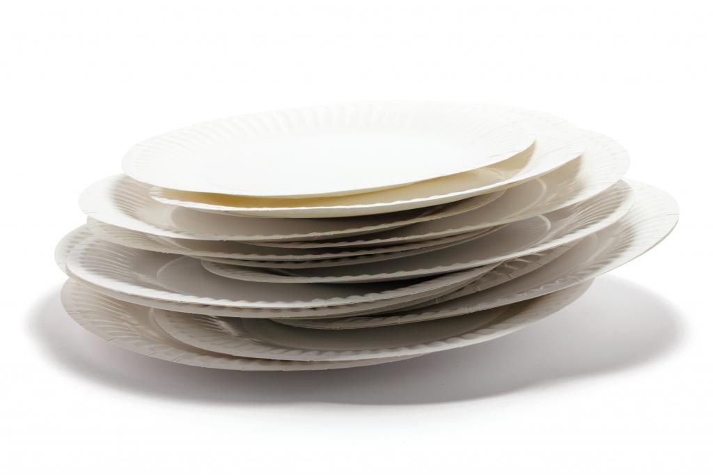 обеденные тарелки из пластика