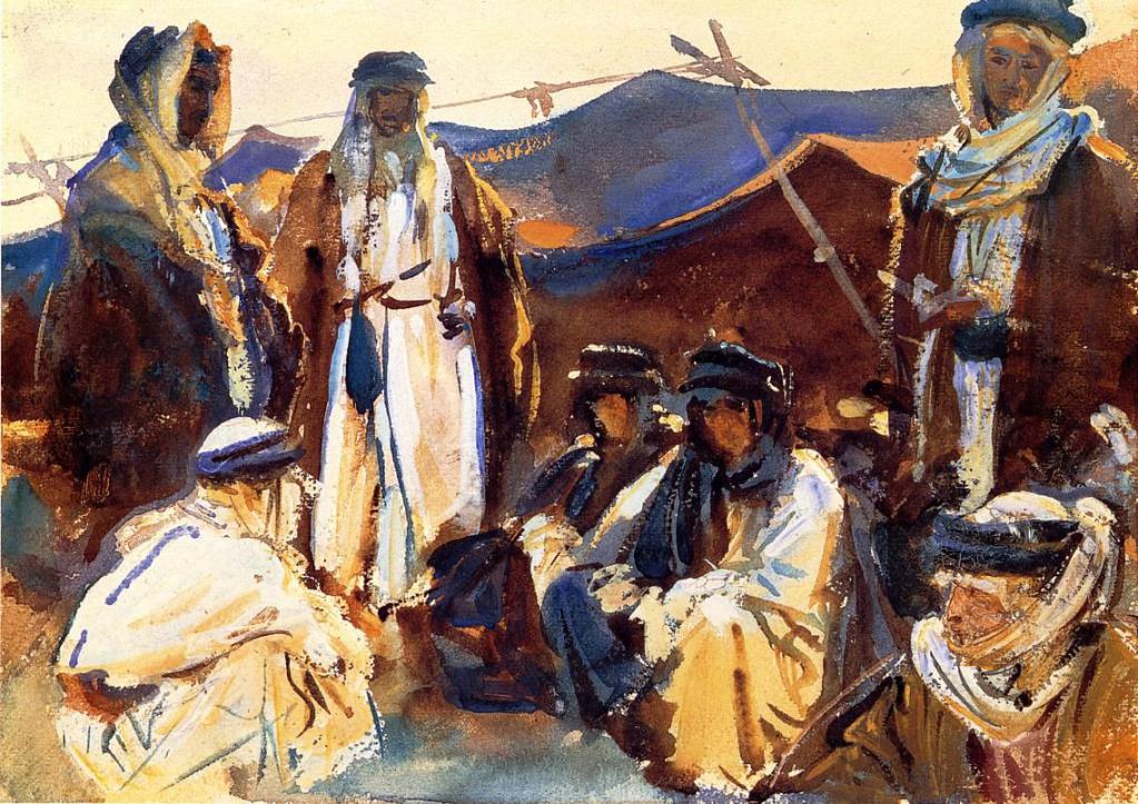 Картина "Лагерь бедуинов"