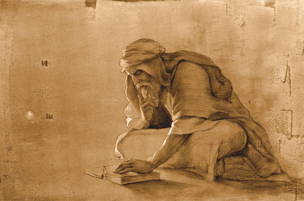 Иллюстрация поэта-бедуина