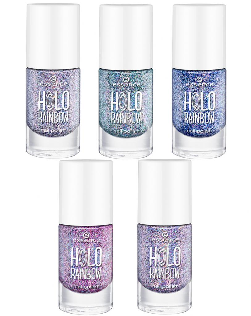 Коллекция "holo rainbow nail polish"