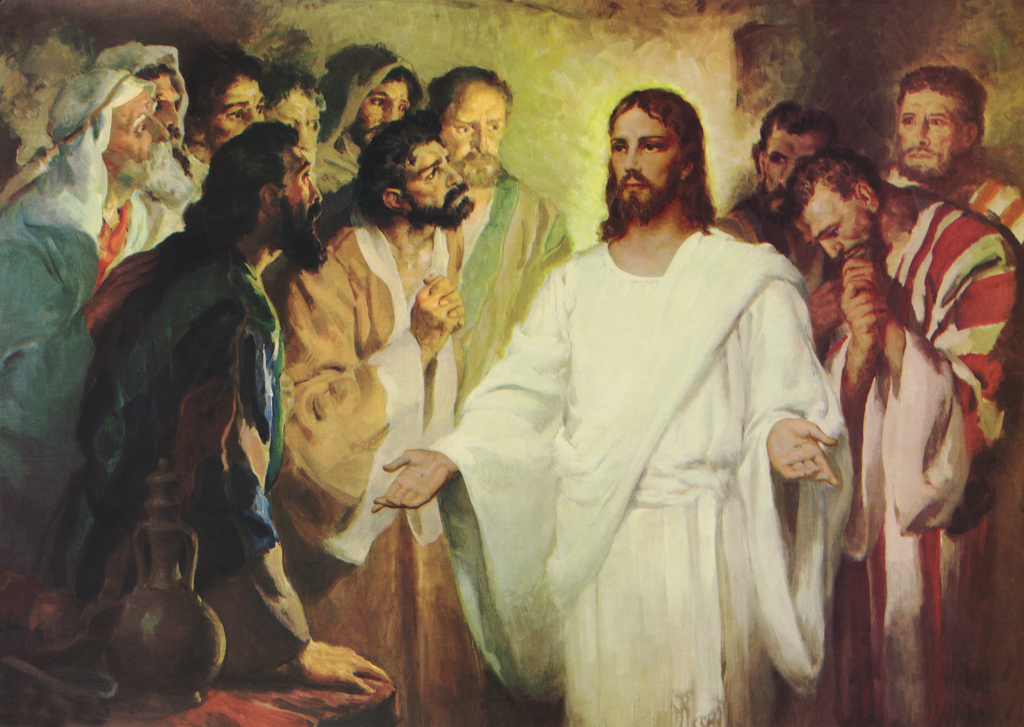 Воскресший Иисус убеждает Фому Неверующего в своей реалистичности