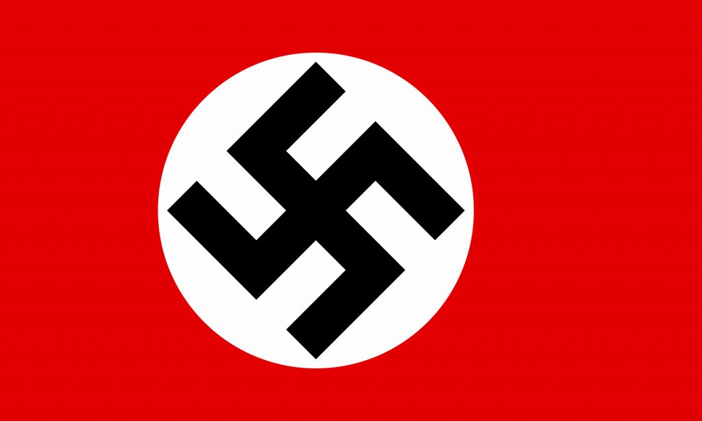 Флаг Третьего рейха со сватикой