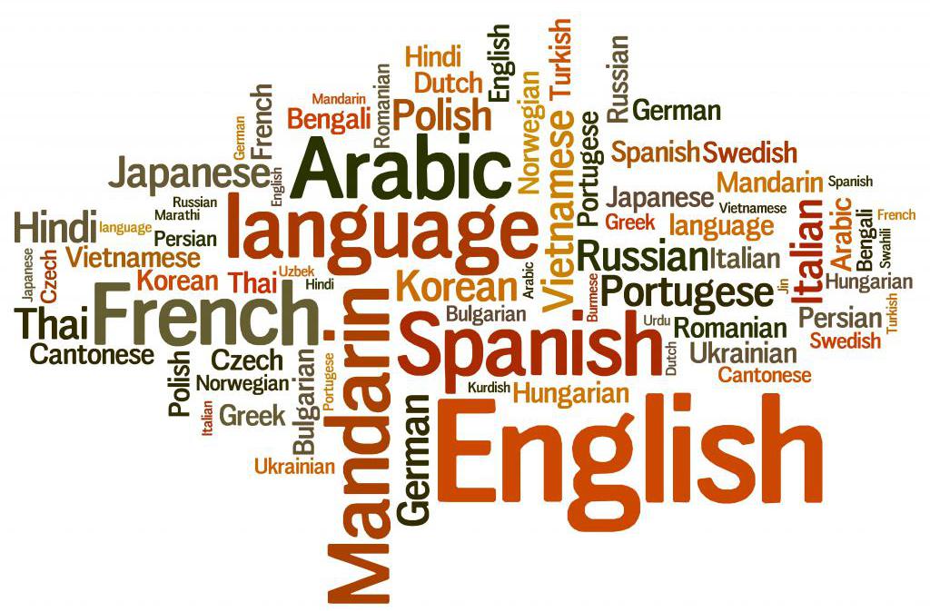 Названия различных языков