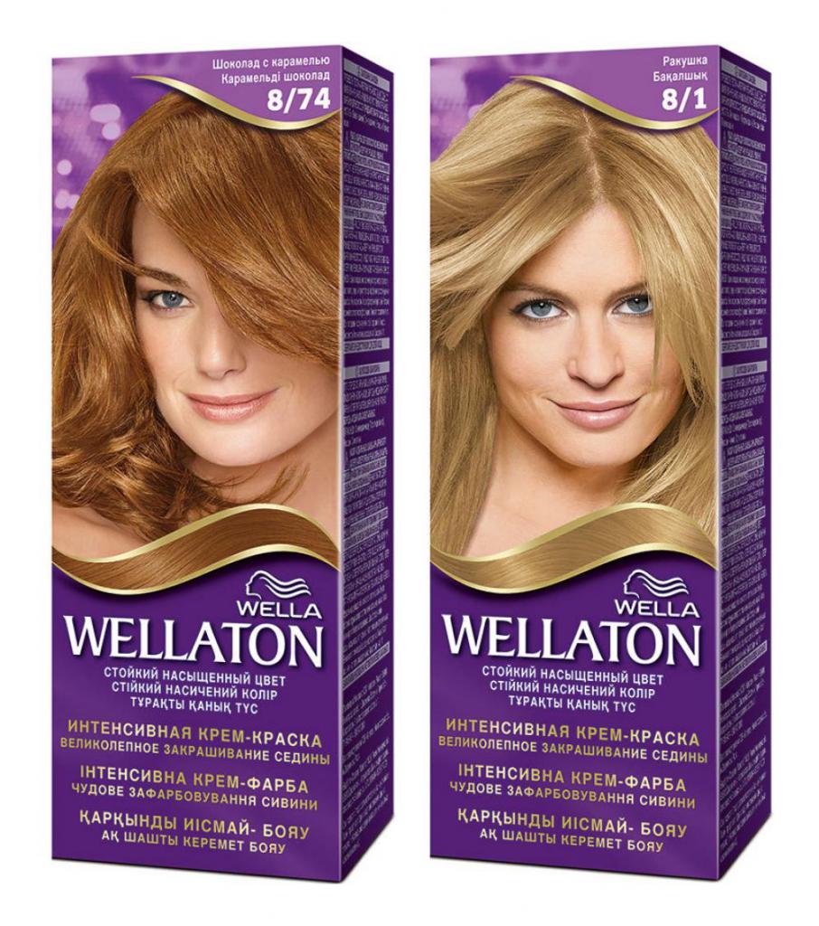 Палитра красок для волос "Веллатон": палитра (фото)