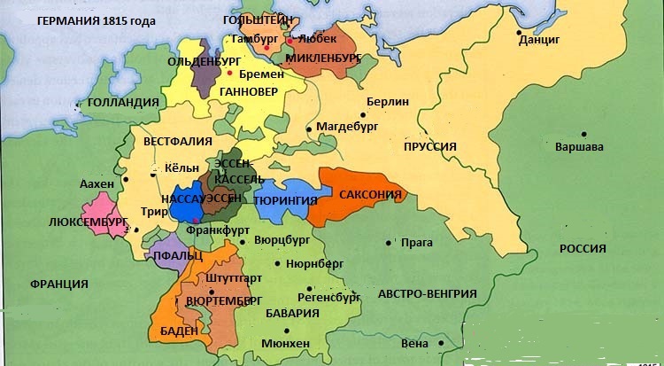 Германия в начале 19-го века