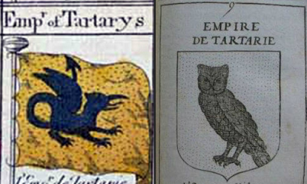 Василиск и Сова как символы Тартарии в представлении французов.